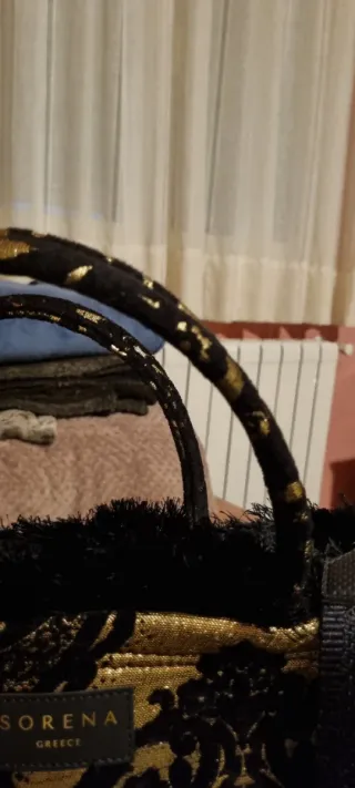 Bolso SORENA Negro y Dorado