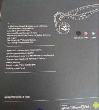 Auriculares Magnussen F3 Conducción Ósea Nuevos