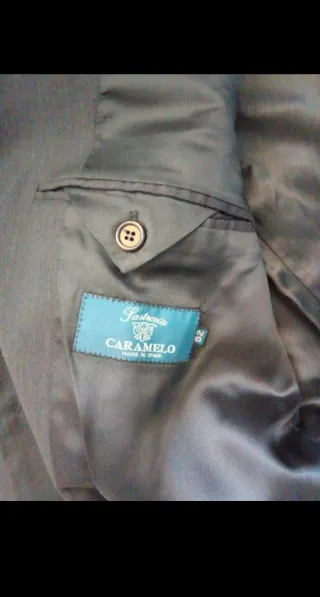 Traje de hombre azul