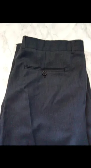 Traje de hombre azul