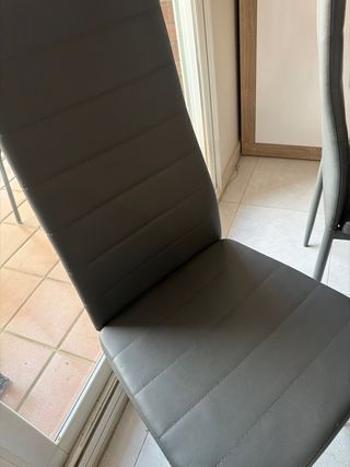 Pack 6 Sillas Comedor Gris oscuro