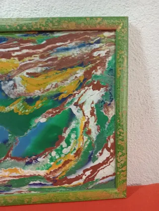 Quadro Maria Adamini smalti su tavola 2006