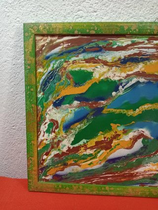 Quadro Maria Adamini smalti su tavola 2006