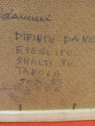 Quadro Maria Adamini smalti su tavola 2006