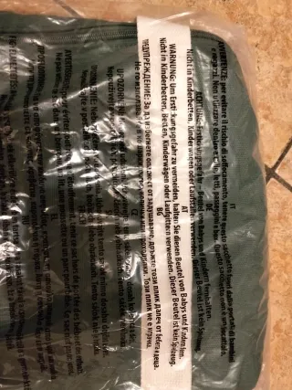 Borsone palestra Borotalco verde