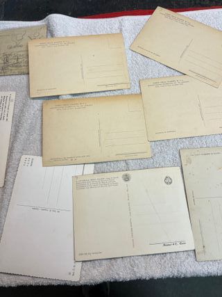 Lotto 16 Cartoline d'Epoca: Militaria, Navi, Treni