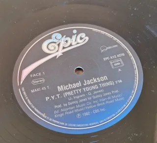 Michael Jackson Maxi Single P.Y.T. Human Nature