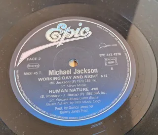 Michael Jackson Maxi Single P.Y.T. Human Nature