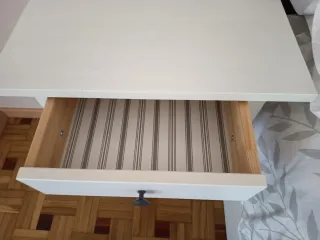 Mesilla Ikea Hemnes Madera Blanca