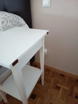 Mesilla Ikea Hemnes Madera Blanca