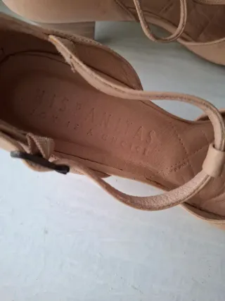 Sandalias Hispanitas tacón beige