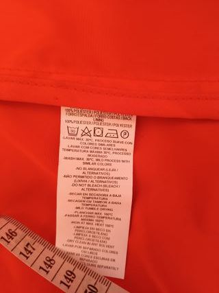 Chaqueta tipo parka ligera, Zendra, talla 44, roja
