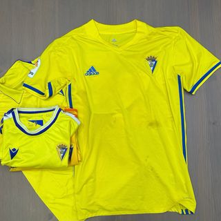 Lote 5 Camisetas CF Cádiz Firmadas