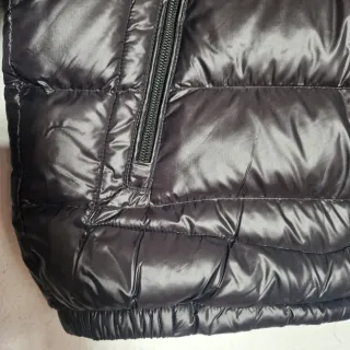 Chaqueta plumas negra cazadora hombre Acorus