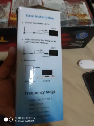 Antena TV DG SP Portátil 4K 1080p