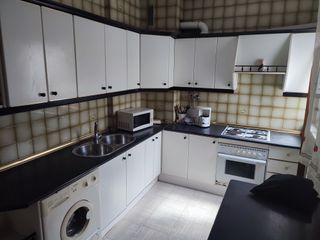 Conjunto Muebles Cocina Blanco y Negro