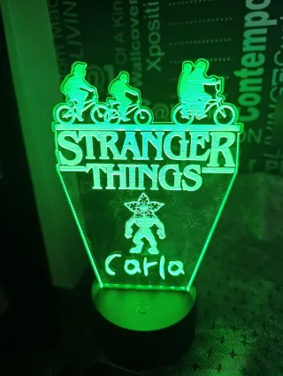 Lámpara LED Stranger Things Personalizada