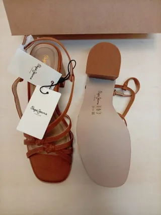 Sandalias Pepe Jeans Marrón Talla 40 Nuevas