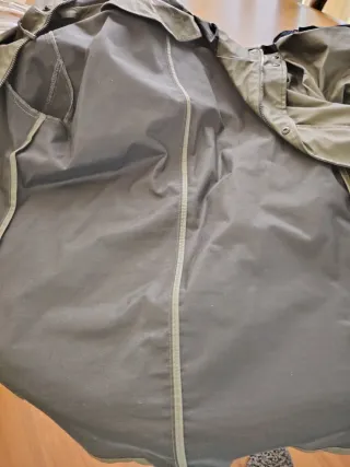 Impermeabile uomo verde L