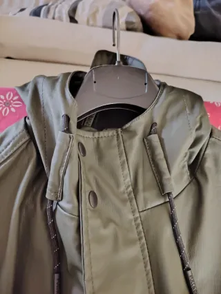 Impermeabile uomo verde L