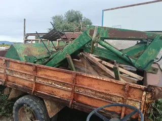 Pala cargadora frontal tractor completa