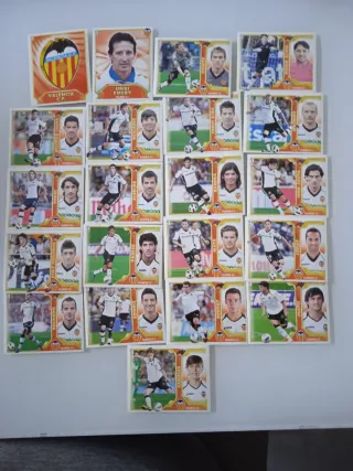 Lote 21 cromos Valencia CF Ediciones Este 2011-12