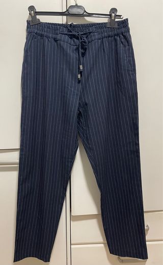 Pantalón rayas azul