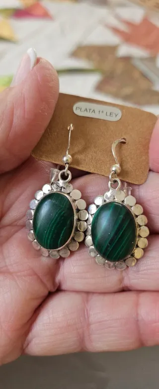 Pendientes Plata y Gemas Naturales