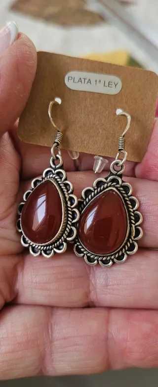 Pendientes Plata y Gemas Naturales