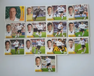Lote 13 cromos Valencia CF Ediciones Este 2003-04