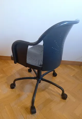 Silla Oficina Metálica Gris