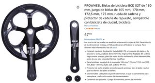 Biela de Bicicleta 52T