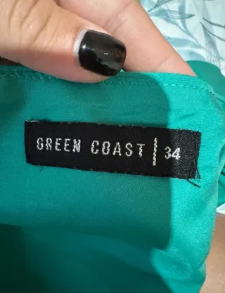 Vestido fiesta Green Coast Talla 34