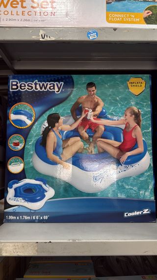 Isola Gonfiabile Bestway 3 Persone con 2 Camere d’