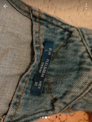 Mono corto vaquero Pull&Bear