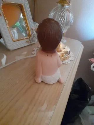 Figura Niño Jesús con paloma- Vintage