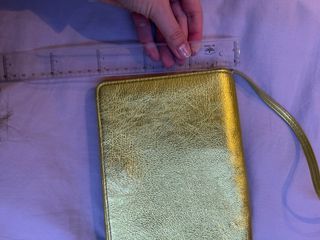 Bolso H&M verde/amarillo metalizado