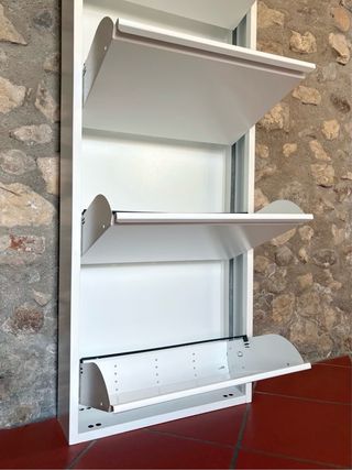 Scarpiera slim salvaspazio a ribalta