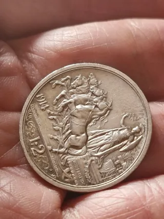 Moneta 1914 L.2 Vittorio Emanuele III