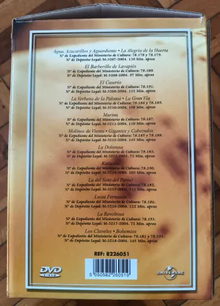 La Zarzuela 16 Obras Maestras 12 DVDs