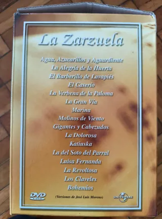 La Zarzuela 16 Obras Maestras 12 DVDs