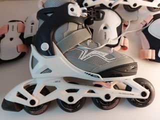 Patines Oxelo Talla 35-38 +Protecciones +Bolsa