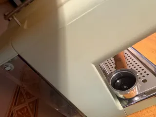 Cafetera Espresso Vintage verde menta