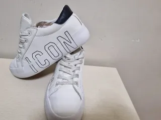 Scarpe bianche ICON uomo donna bambino n 37