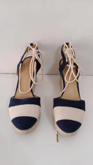 Sandalias Michael Kors Cuña Rayas