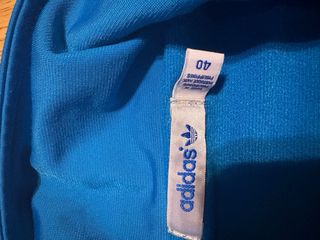 Chaqueta Adidas Originals Azul y Dorado sudadera