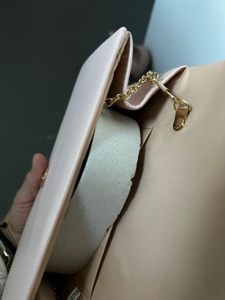 Conjunto Bolso y Zapatos Beige