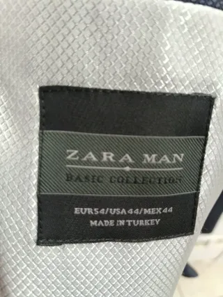 Traje ZARA Azul Talla M