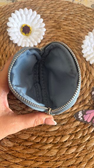 Monedero vaquero con corazón