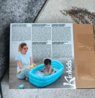 Bañera hinchable Kiokids bebé